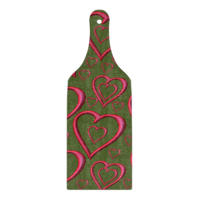Planche À Découper Table de coupe de verre Saint-Valentin (Devant)