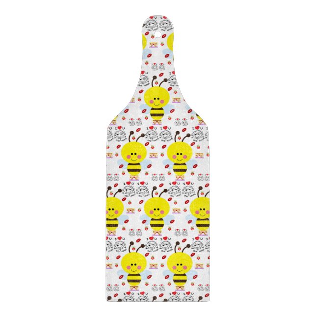 Planche À Découper Table de coupe de verre Saint-Valentin (Devant)