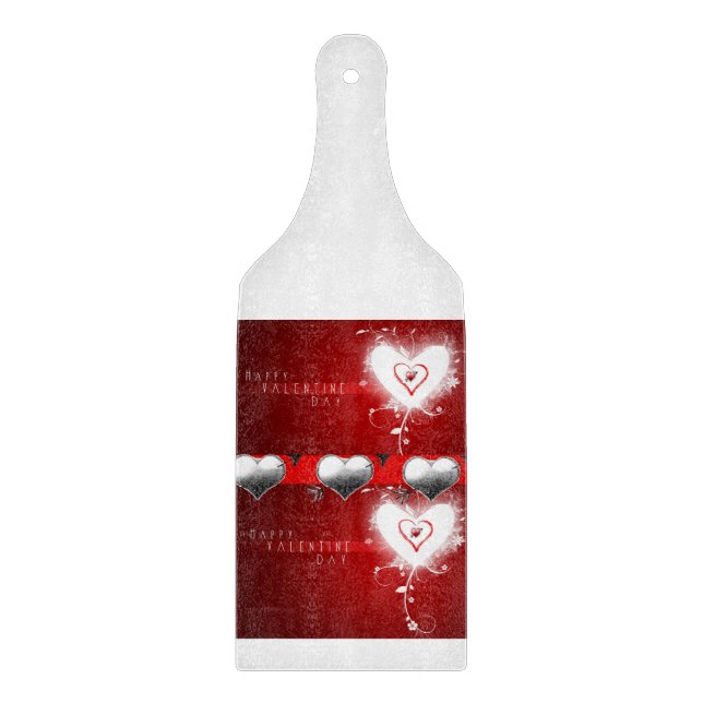 Planche À Découper Table de coupe de verre Saint-Valentin (Devant)