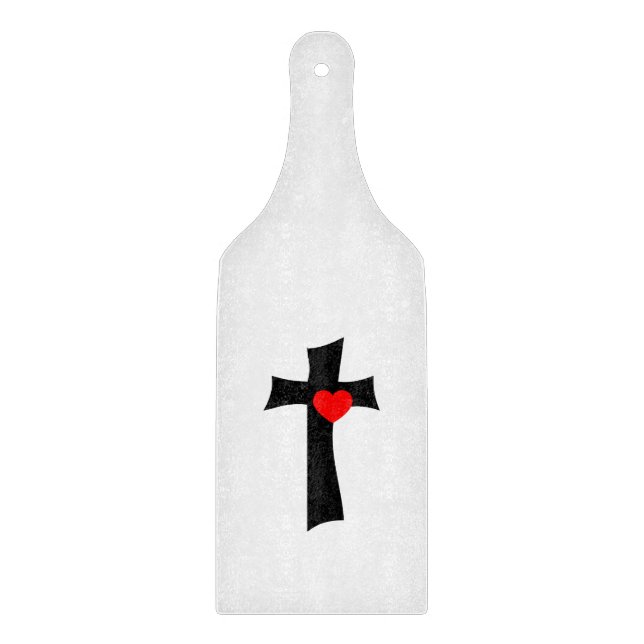 Planche À Découper Table de coupe de verre Saint-Valentin (Devant)