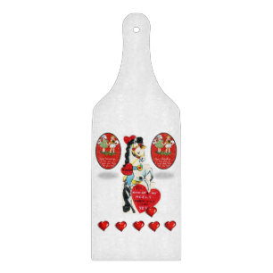 Planche À Découper Table de coupe de verre Saint-Valentin