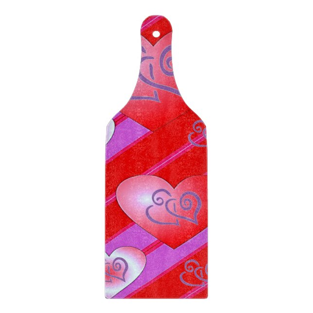 Planche À Découper Table de coupe de verre Saint-Valentin (Devant)