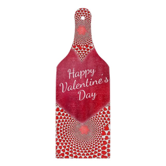 Planche À Découper Table de coupe de verre Saint-Valentin (Devant)