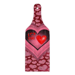 Planche À Découper Table de coupe de verre Saint-Valentin