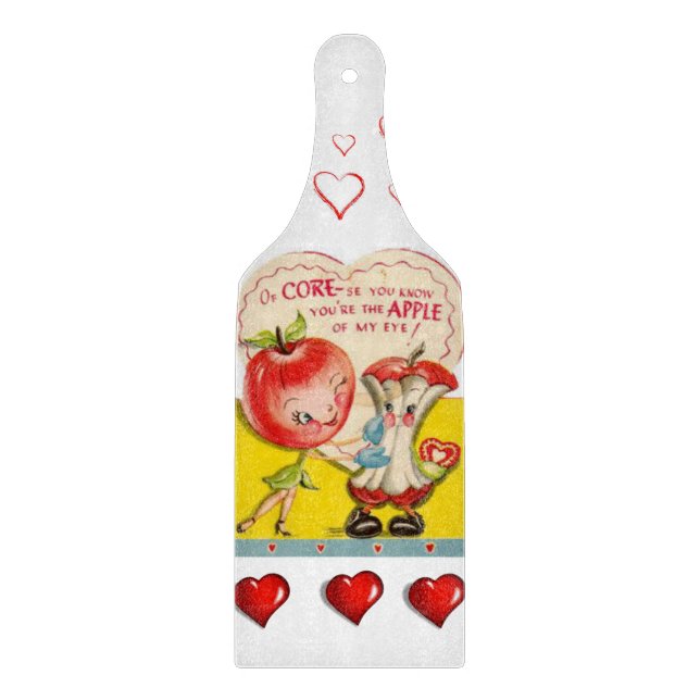 Planche À Découper Table de coupe de verre Saint-Valentin (Devant)