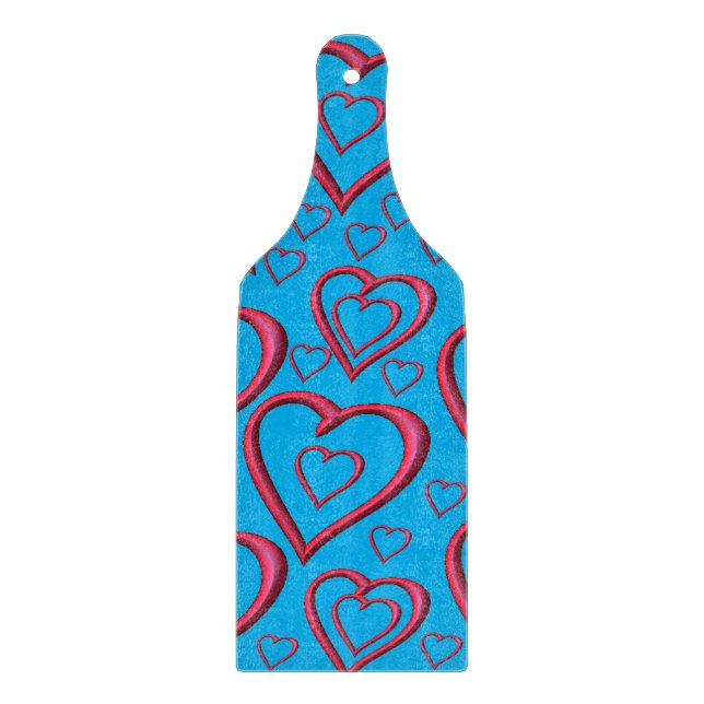 Planche À Découper Table de coupe de verre Saint-Valentin (Devant)