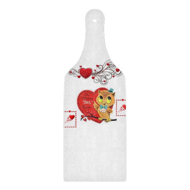 Planche À Découper Table de coupe de verre Saint-Valentin (Devant)