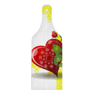 Planche À Découper Table de coupe de verre Saint-Valentin