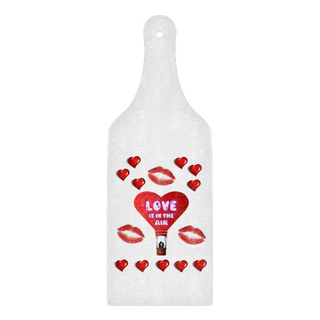 Planche À Découper Table de coupe de verre Saint-Valentin (Devant)