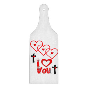 Planche À Découper Table de coupe de verre Saint-Valentin
