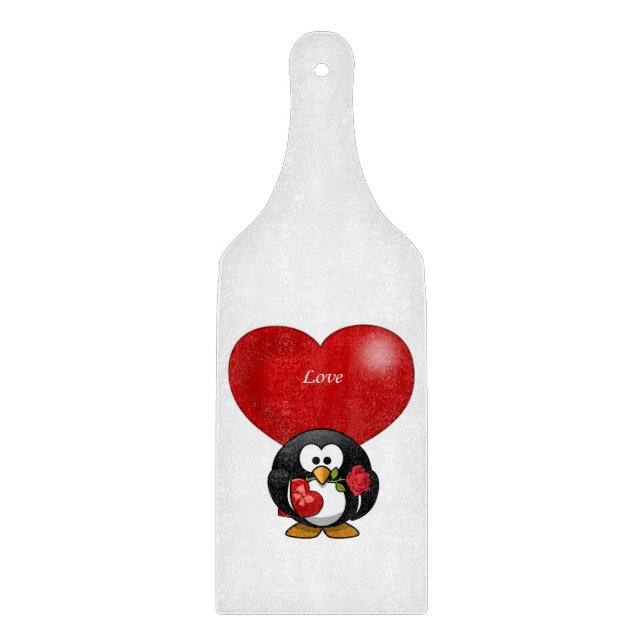 Planche À Découper Table de coupe de verre Saint-Valentin (Devant)