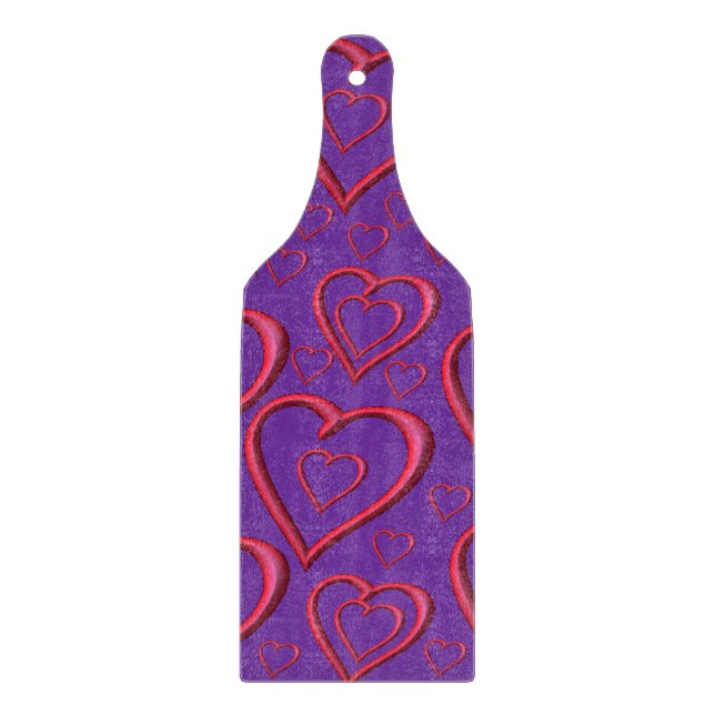 Planche À Découper Table de coupe de verre Saint-Valentin (Devant)