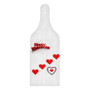Planche À Découper Table de coupe de verre Saint-Valentin