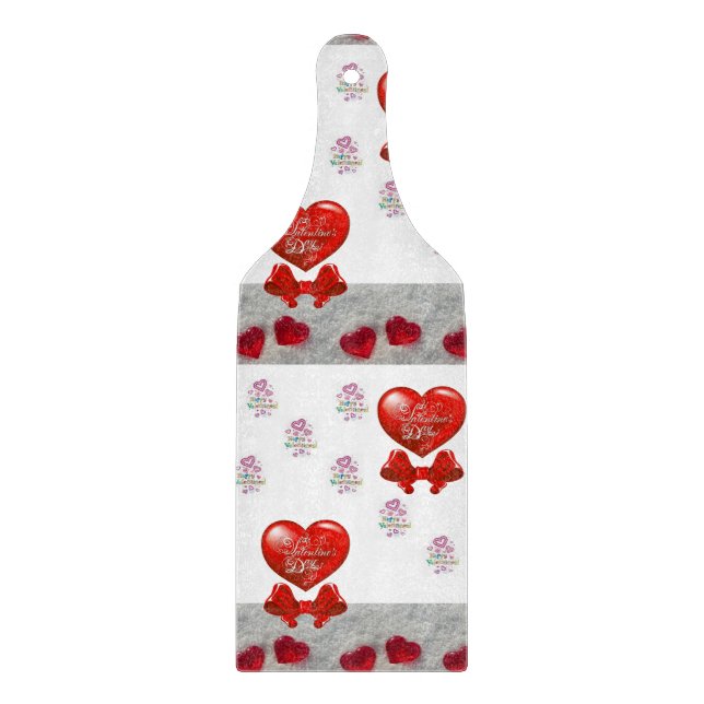 Planche À Découper Table de coupe de verre Saint-Valentin (Devant)