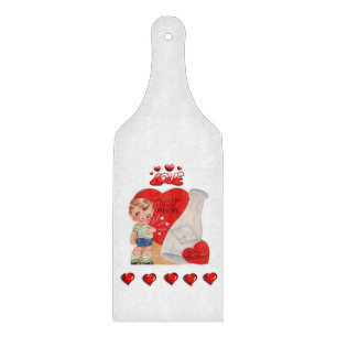 Planche À Découper Table de coupe de verre Saint-Valentin