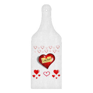Planche À Découper Table de coupe de verre Saint-Valentin