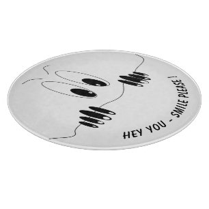 Planche À Découper Table de coupe drôle avec yeux de curiosité - Smil