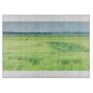 Planche À Découper Table de coupe en verre Country 81