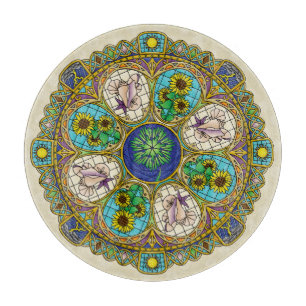 Planche À Découper Table de coupe en verre d'été Nouveau