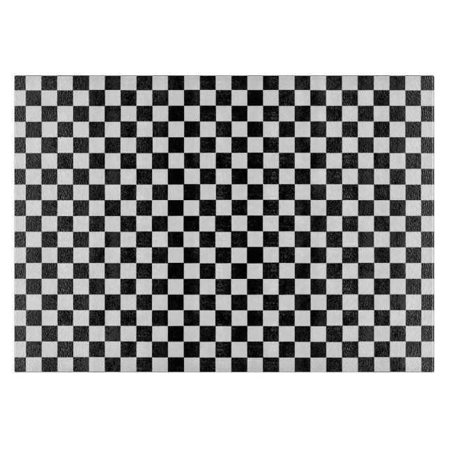Planche À Découper Tableau de bord classique noir et blanc par STaylo (Devant)