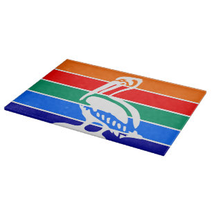 Planche À Découper Tableau de coupe avec Drapeau de Saint-Pétersbourg