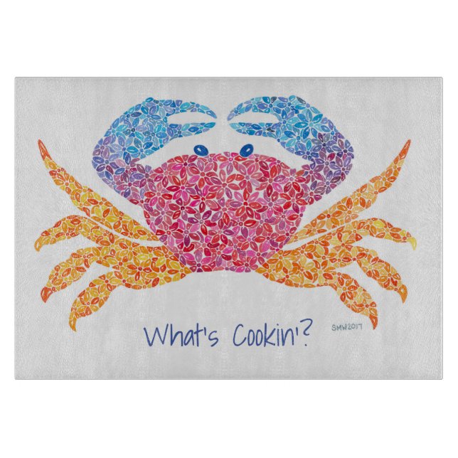 Planche À Découper Tableau de coupe de crabe (Devant)