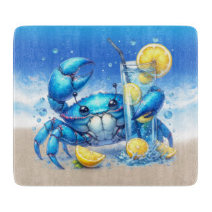 Planche À Découper Tableau de coupe de crabe