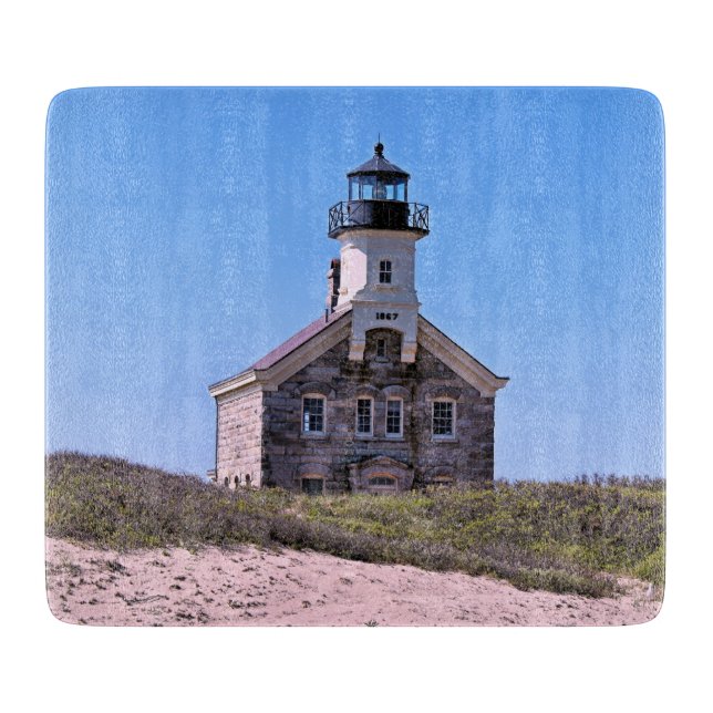 Planche À Découper Tableau de coupe de l'île de l'édifice du phare no (Devant)
