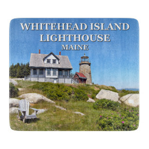 Planche À Découper Tableau de coupe du Maine du phare de Whitehead Is