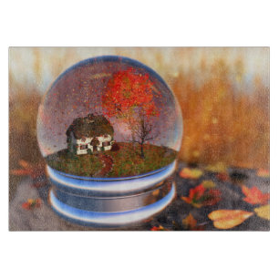 Planche À Découper Tableau de coupe du monde de feuille d'érable