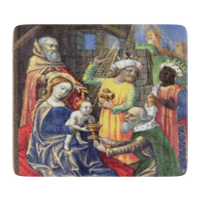 Planche À Découper Tableau de découpe de la scène de la Nativité de N (Devant)