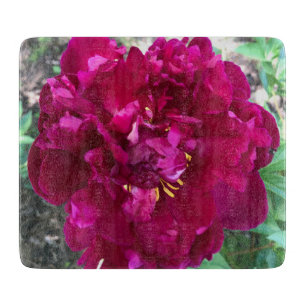 Planche À Découper Tableau de découpe de pivoine