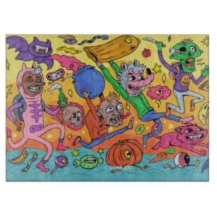 Planche À Découper Tableau de découpe d'Halloween