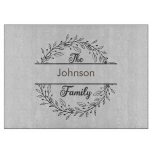 Planche À Découper Tableau de découpe monogrammé