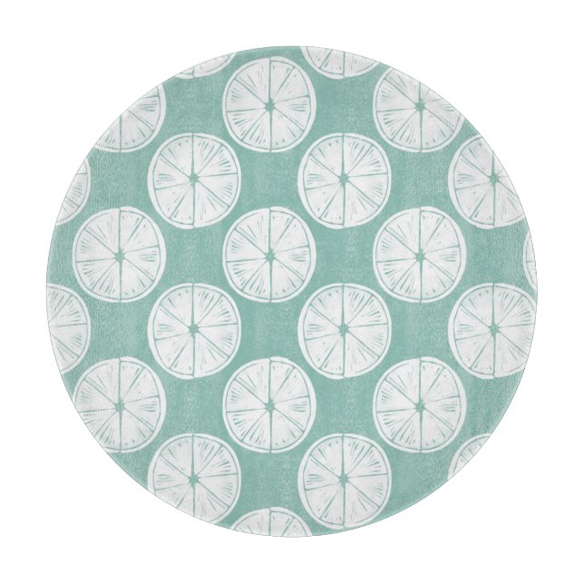 Planche À Découper Taco à propos d'amour | Motif Turquoise à la chaux (Devant)