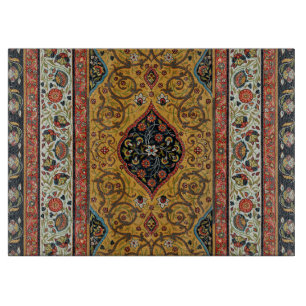 Planche À Découper Tapis Élegant Tapisserie Perse Antique Riche