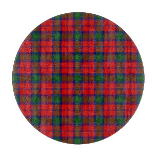 Planche À Découper Tartan Lindsay rouge vert carreau