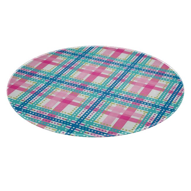 Planche À Découper Tartan, motif de plaid (Coin)