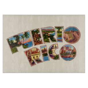 Planche À Découper Tasse Grande Lettre Porto Rico