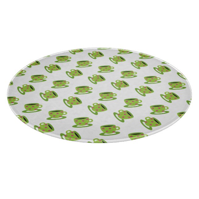 Planche À Découper Tea Cup blanc (Coin)