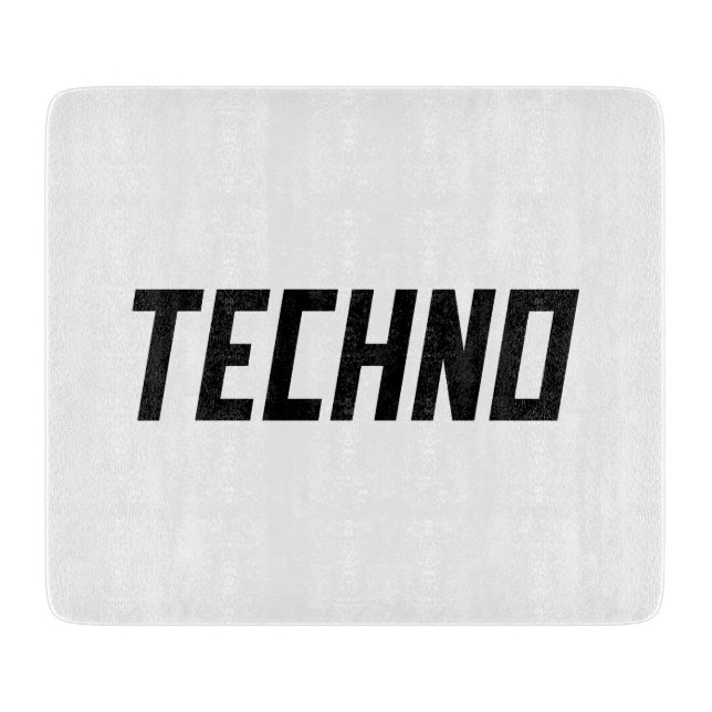 Planche À Découper TECHNO Music (Devant)
