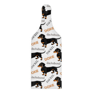 Planche À Découper Teckel ou motif mignon de Doxie
