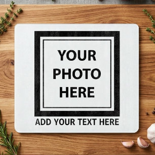 Planche À Découper Télécharger une photo et ajouter du texte - Person