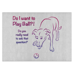 Planche À Découper Tennis Ball Dog Cutting Board