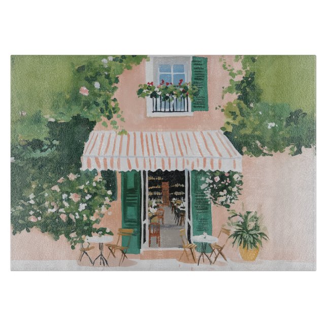 Planche À Découper Terrasse paisible à Rome (Devant)