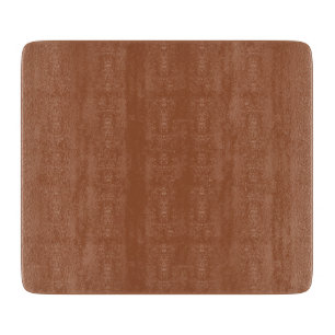 Planche À Découper Terre cuite Orange Brûlé Couleur Uni