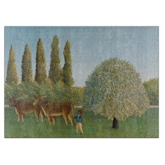 Planche À Découper Terre de prairie (Le Pâturage), Henri Rousseau, 19