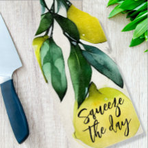 Texte personnalisé de la branche d'arbre du citron
