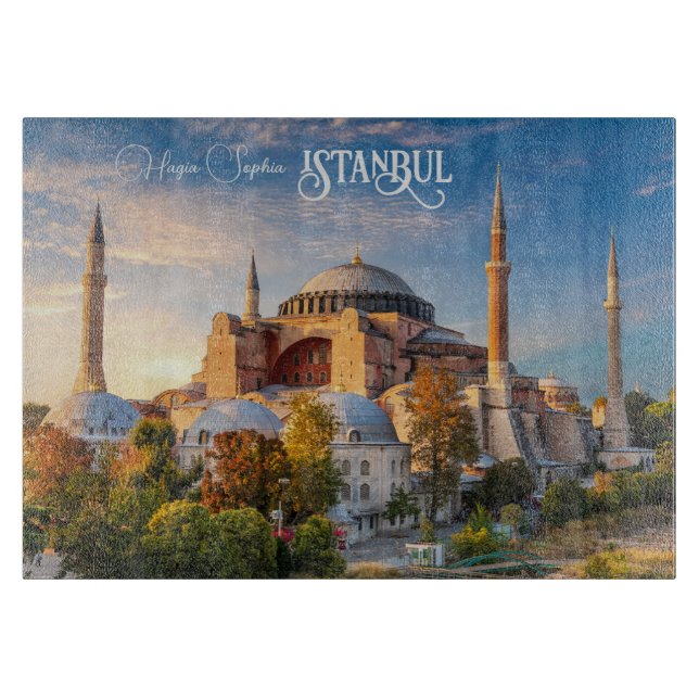 Planche À Découper Texte personnalisé Istanbul (Devant)