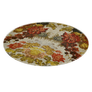 Planche À Découper Textile avec un motif floral de répétition